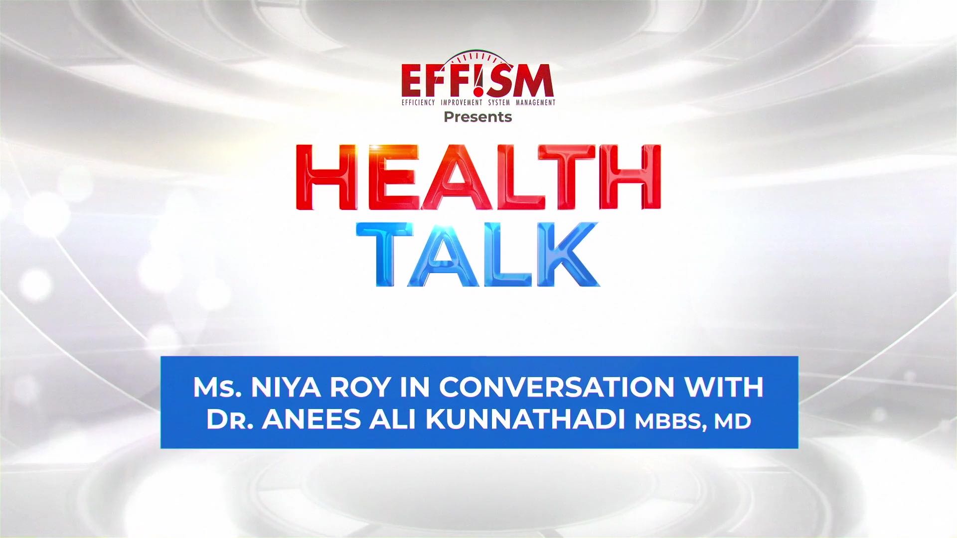 Ms. Niya Roy in conversation with Dr. Anees Ali Kunnathadi