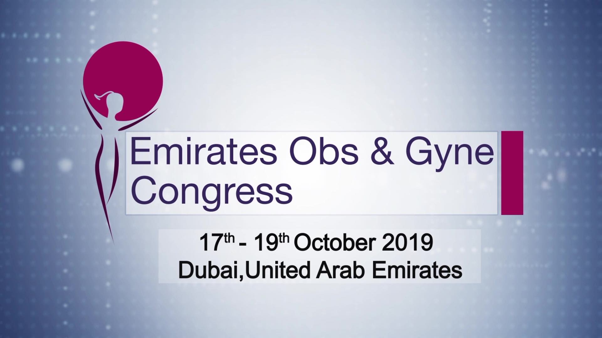 Emirates Obs & Gyne Congress Dubai 2019