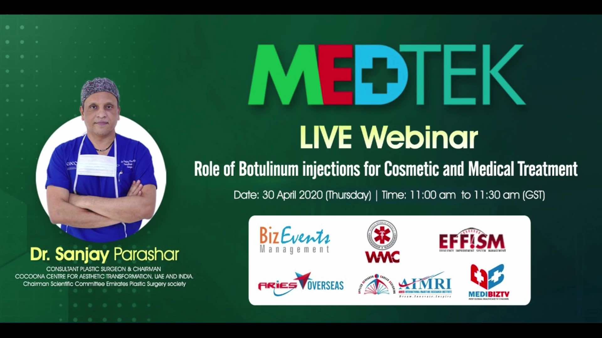 MedTek 2020 Webinar_Dr. Sanjay Parashar