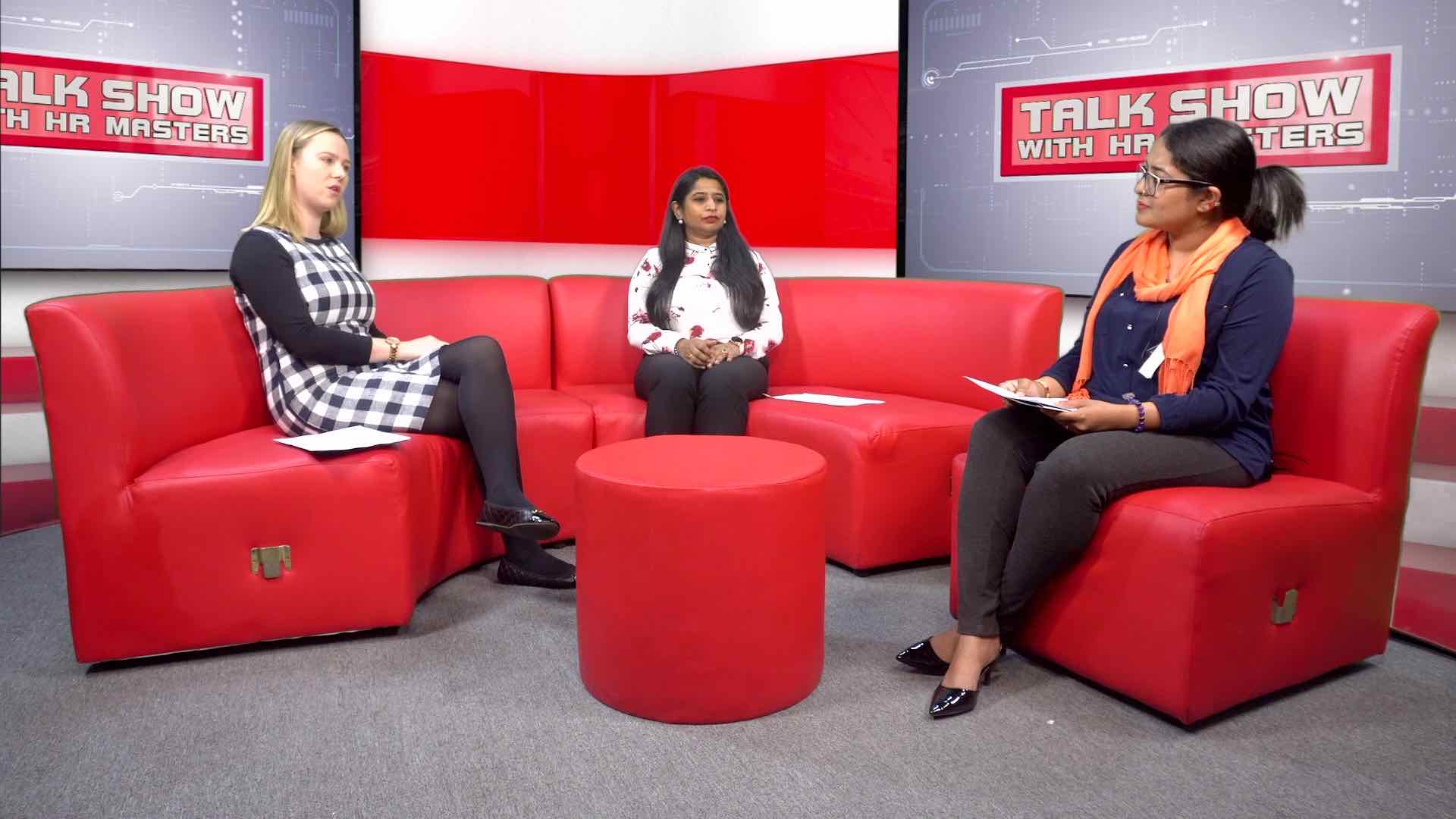 Talkshow with HR Masters_Ms. Helene Gaubert & Ms. Malvika Varma